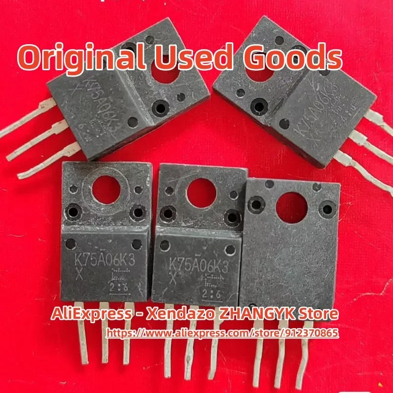 

10pcs/lot K75A06K3 TK75A06K3 75A 60V TO220F MOSFET Silicon N-channel