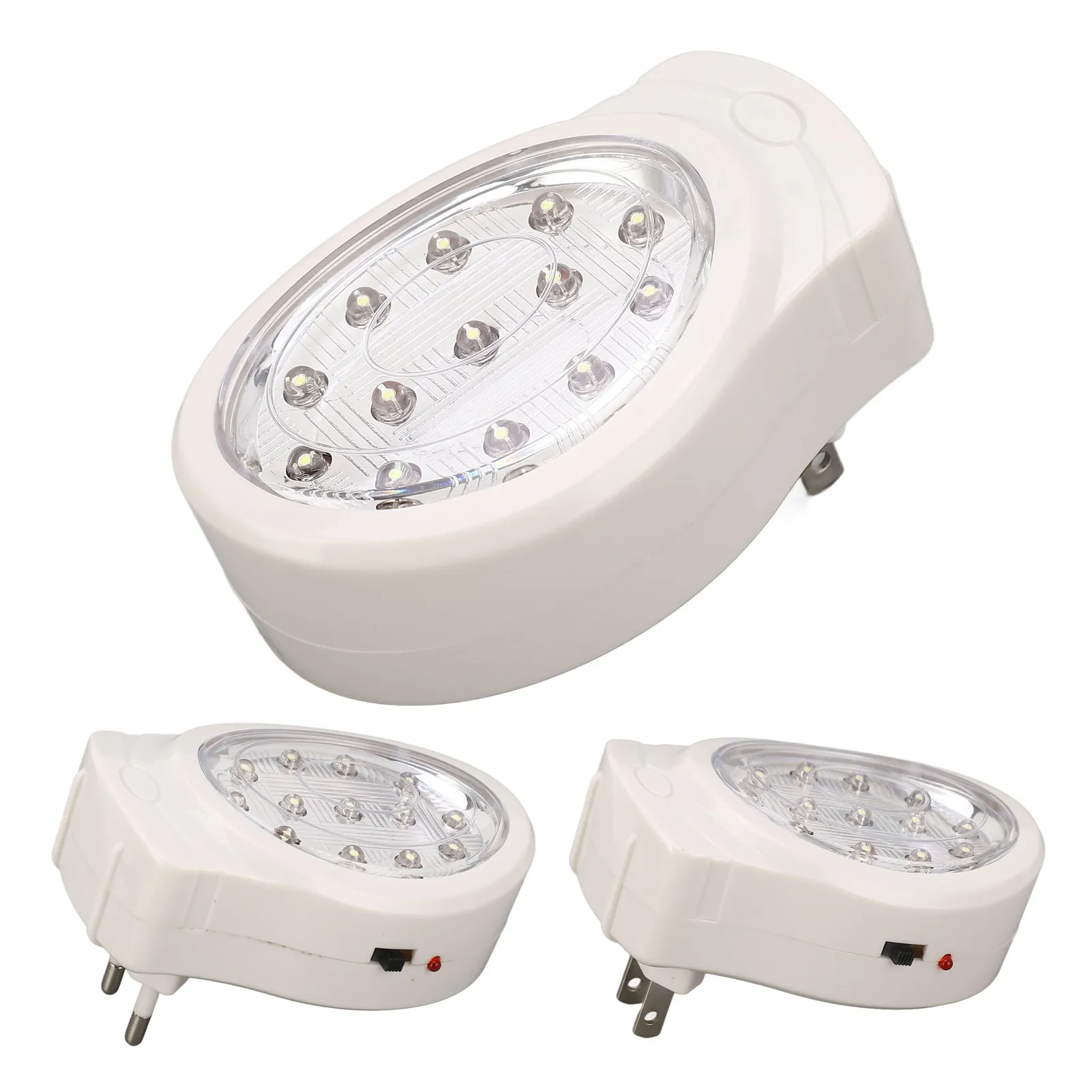 LED Emergency Light 2W Cold White 2 Gear Energy Saving