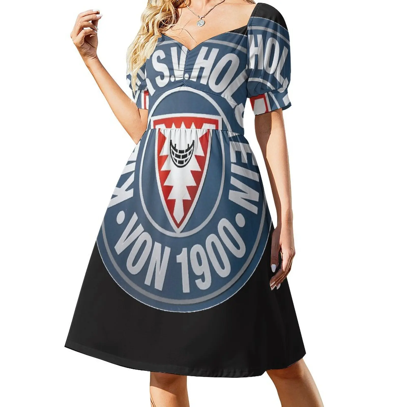 thumbnail image 1 of Camiseta clásica Kieler SV Holstein, vestido de manga corta, vestido de verano para mujer, ropa estética., 1 of 8