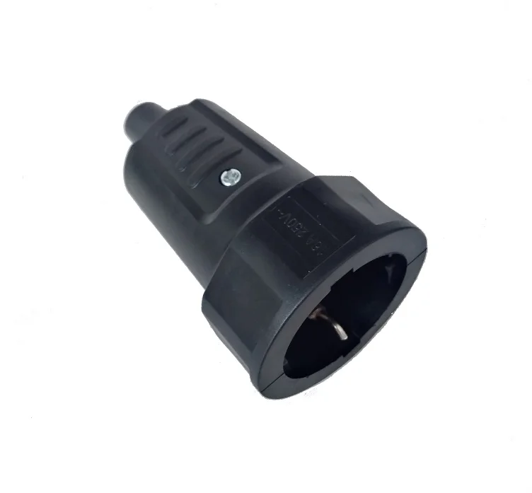 Extension Cord Connection Plug Male Female Butt EU Plug Socket 16A 250V Grounded Power Cable Connector electrical socket plug outlet extender power cable power extension plug power cord extension sockets power plug connector power socket