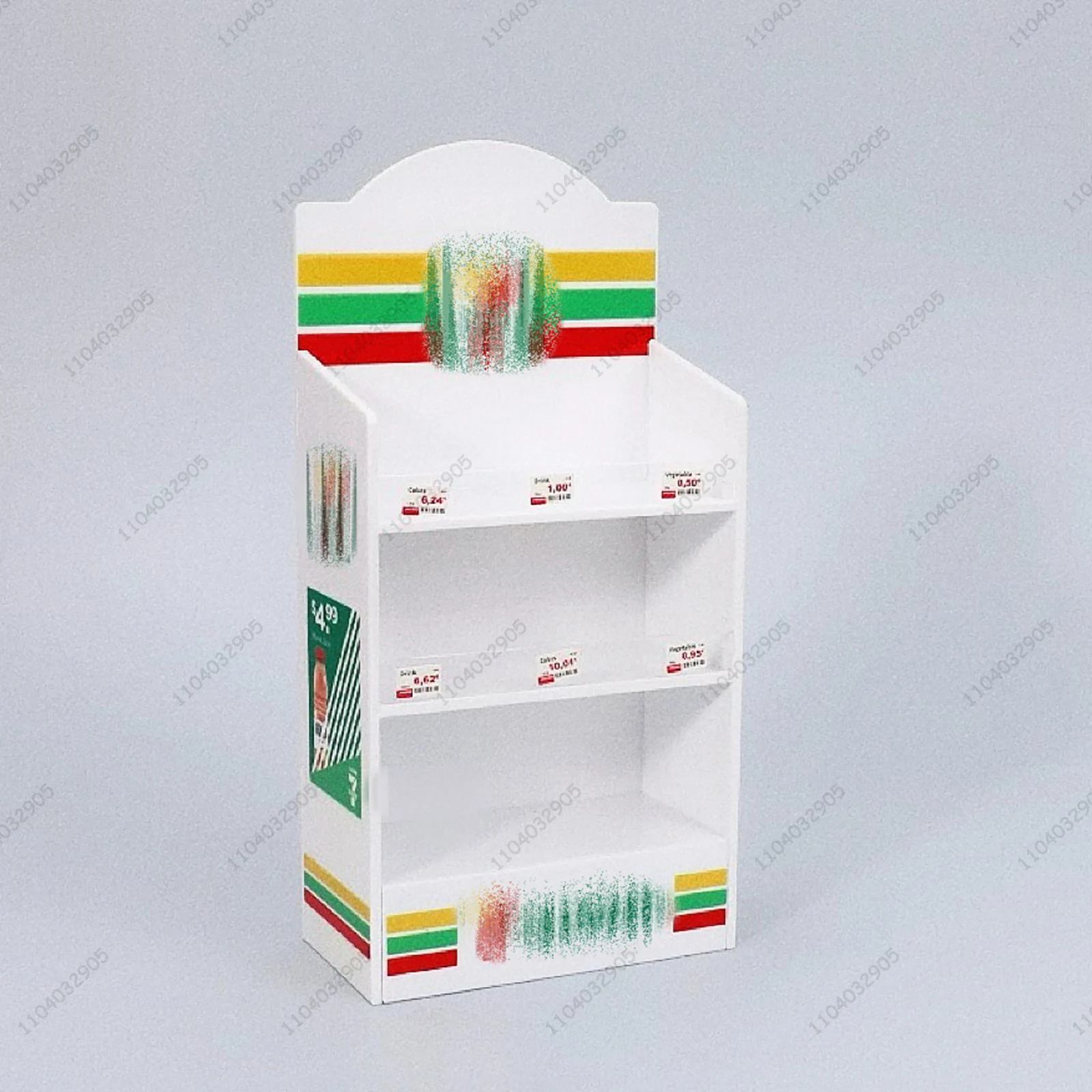 Miniatur Shop Möbel Kühlschrank Gefrier schrank Regal kühles Getränk Lebensmittel Spielzeug Mini Handwerk Puppenhaus Simulation Szenario Anzeige