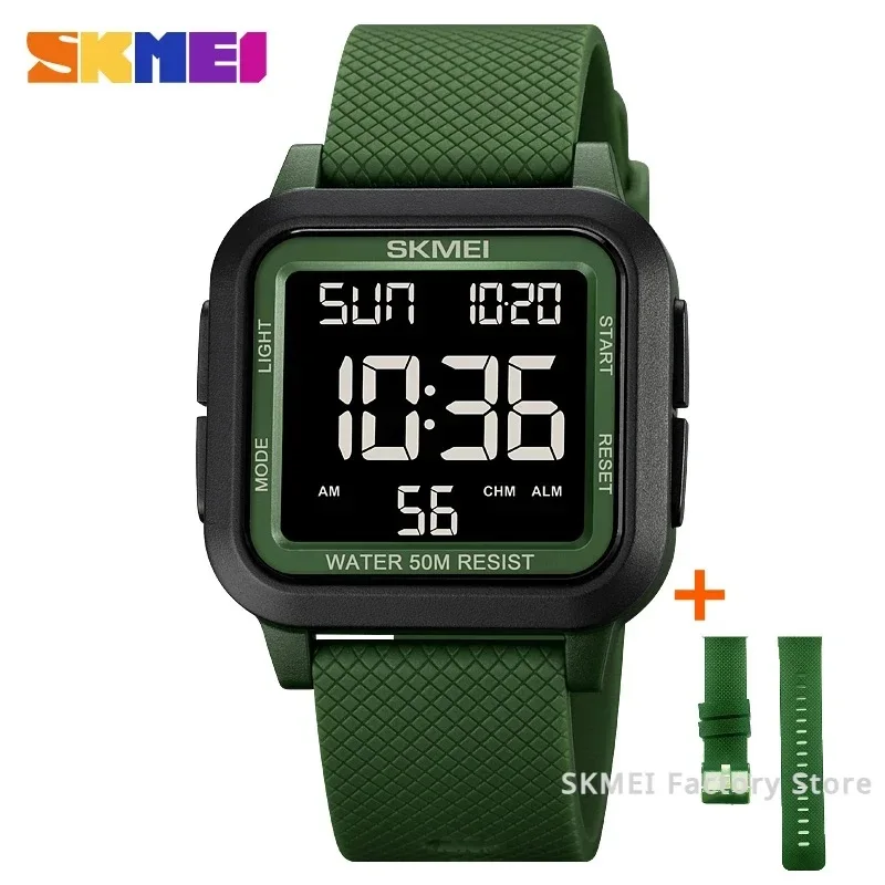 green Black strap