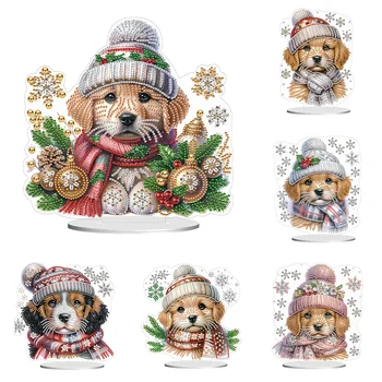 5D DIY DIAMOND Art Table Decor Scenery Snowman Christmas Decor