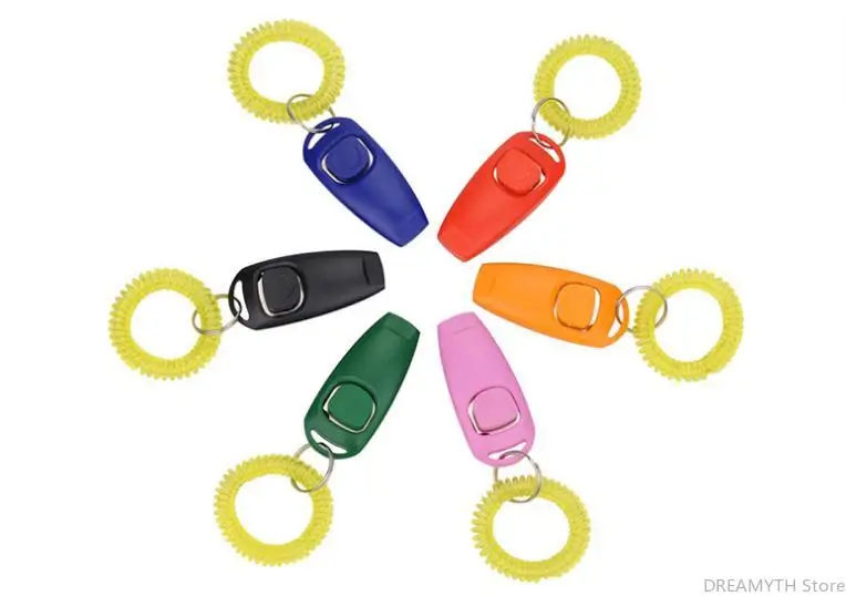 Dog Training Clicker and Whistle Combination Trainer, Animal Pet click Training Aid, 200Pcs per Lot