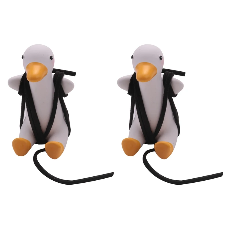 

2 шт. качающаяся утка подвесное украшение для автомобиля качели утка автомобильное зеркало милый аниме автомобильные аксессуары автомобильное украшение подарок