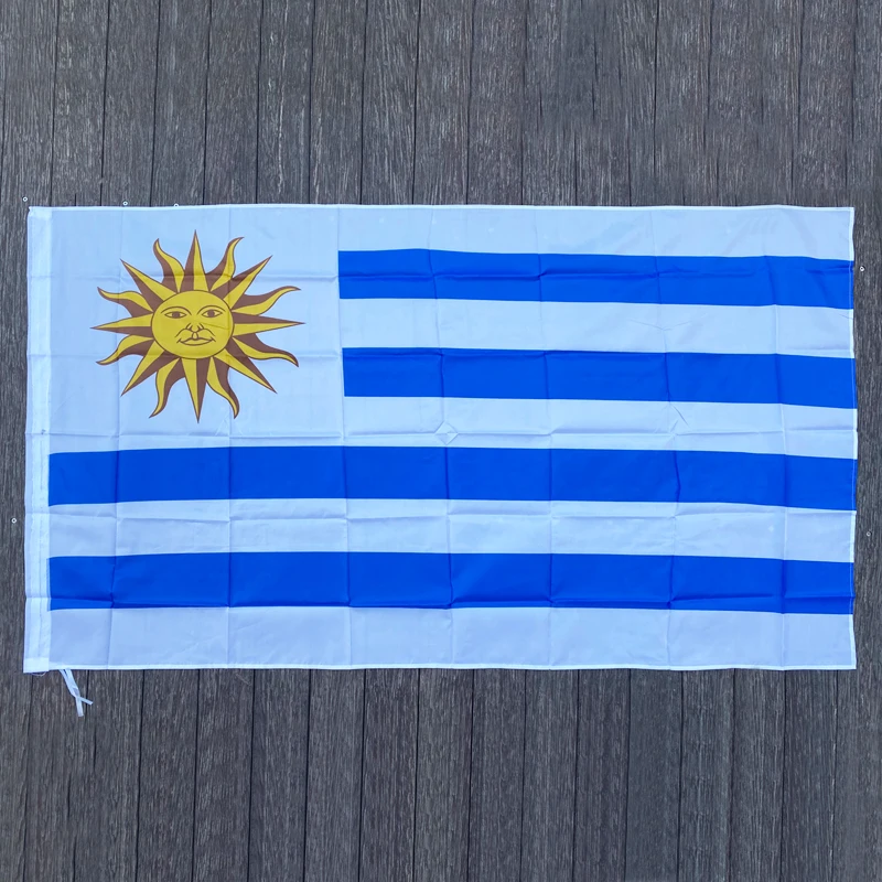 

xvggdg 90 x 150cm Uruguay national flag banner flag Polyester Flag high quality Uruguay country flag