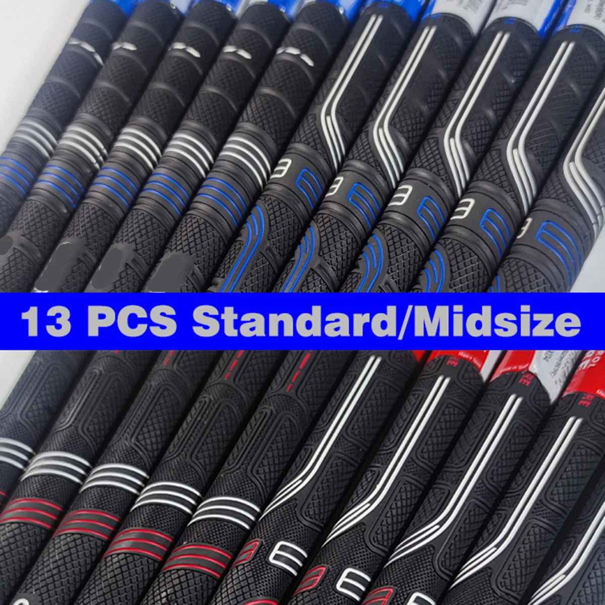 13PCS/Lot Golf Club Grip Standard/Medium Rubber Golf Grips Irons/Woods Universal Golf Grips