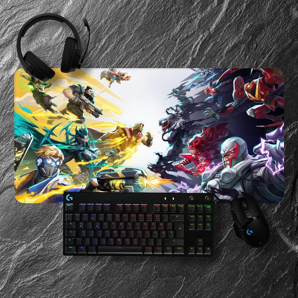 MINISO Marvel Rivals Mousepads Non-slip Lockedge Office Student Gaming Thickened Large Writing Pad Cushion 2