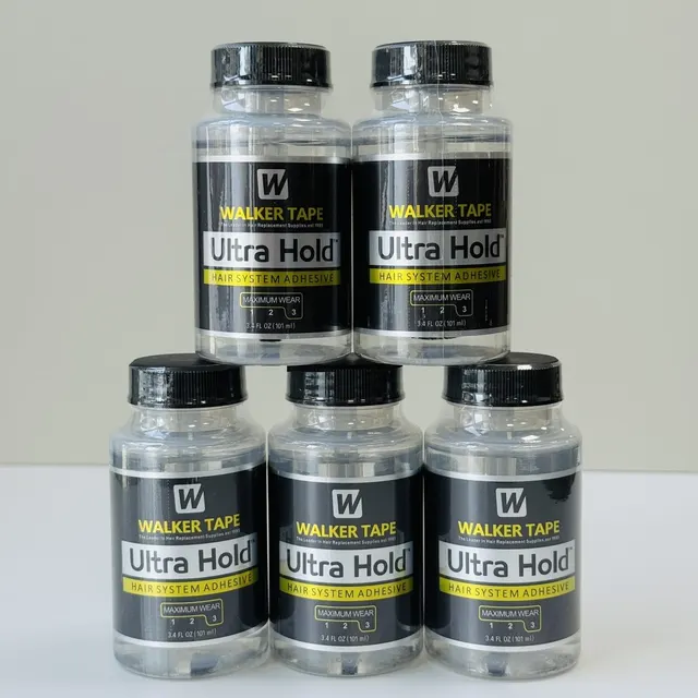 Walker Tape Ultra Hold 3.4 fl oz 101 ml วิกผมลูกไม้ & Toupees กันน้ําวิกผมลูกไม้กาวชุดชุด got2b วิกผมกาว Extra Hold 1