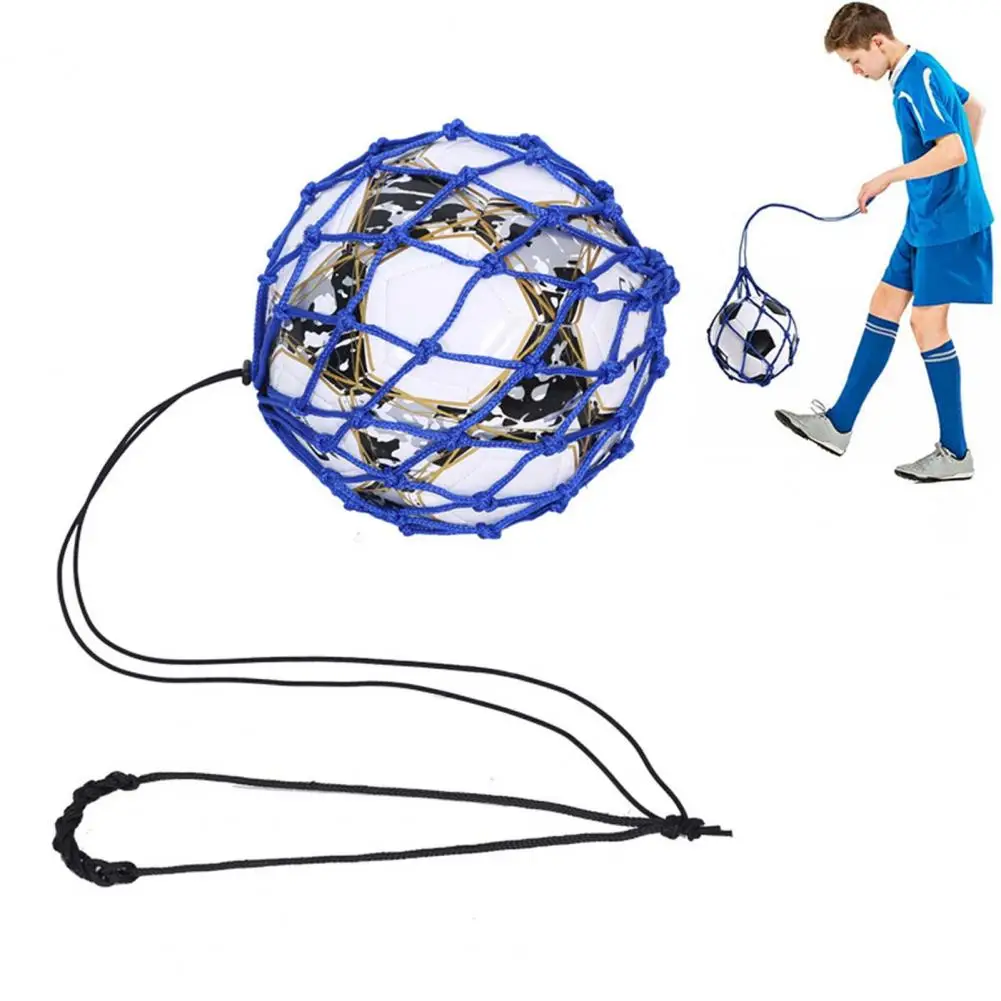 Pallone Da Calcio Net Kicker Football Kick Trainer Nylon Mesh Bag Kick Practice Training Aid Football Trainer Juggling Net