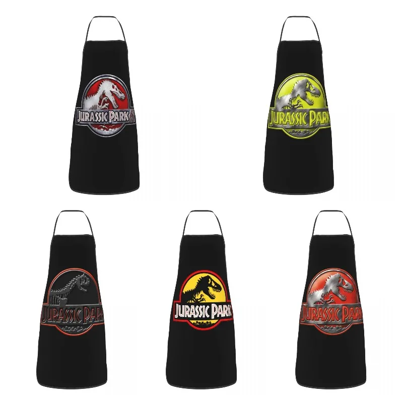 

Jurassic Park Apron for Men Women Adventure Dinosaur Adult Unisex Kitchen Chef Bib Tablier Cuisine Cooking Baking Gardening