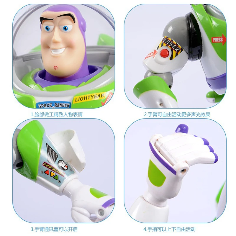 Figurines D'action Disney Pixar Toy Story 4 Buzz L'éclair Parlant, En  Tissu, Modèle De Corps De Poupée, Collection Limitée, Jouets Cadeau -  Action & Figurines - AliExpress