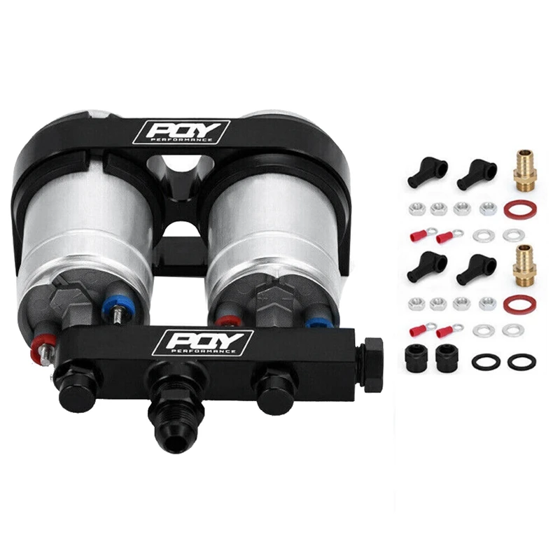 

Топливный насос 0580254044 л/ч, 2 шт., универсальный внешний встроенный топливный насос с двойным кронштейном и выпускным коллектором