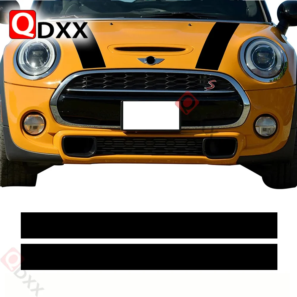 

Автомобильный капот полосы крышки двигателя виниловые наклейки для Mini Cooper R50 R52 R56 R57 F55 F56 Countryman R60 F60 аксессуары