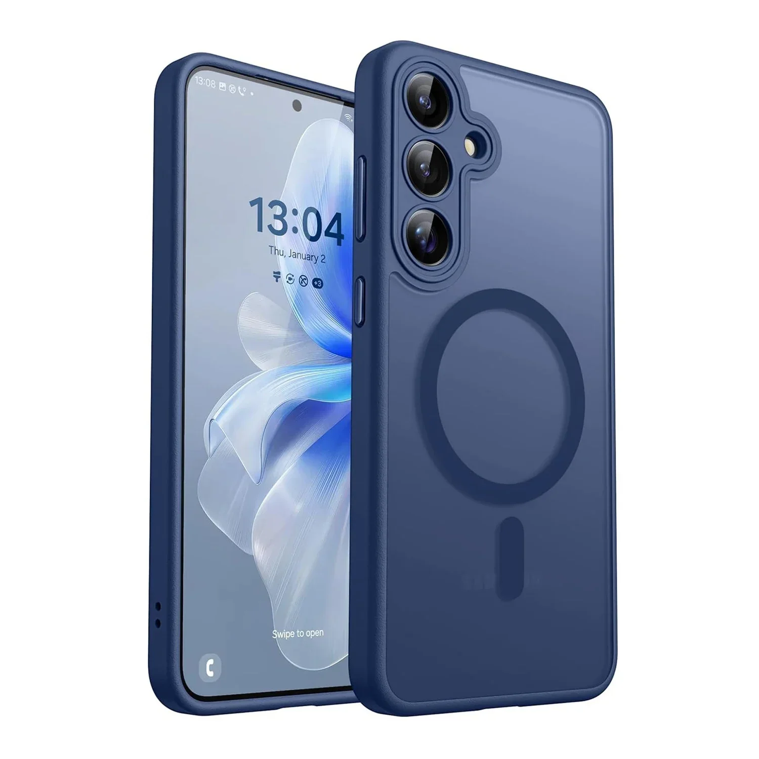 Luxury Matte Translucent Shockproof Magnetic Phone Case – Magsafe Compatible Cover