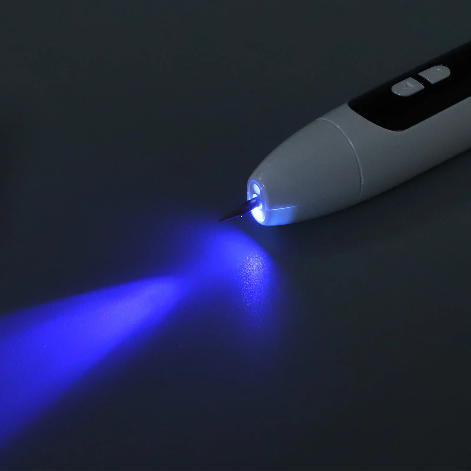 Handheld Freckle Removal Pen Mole Remover Pen 12 Gears LCD Screen Freckle Removal Skin Spots Beauty with Cotton Swab