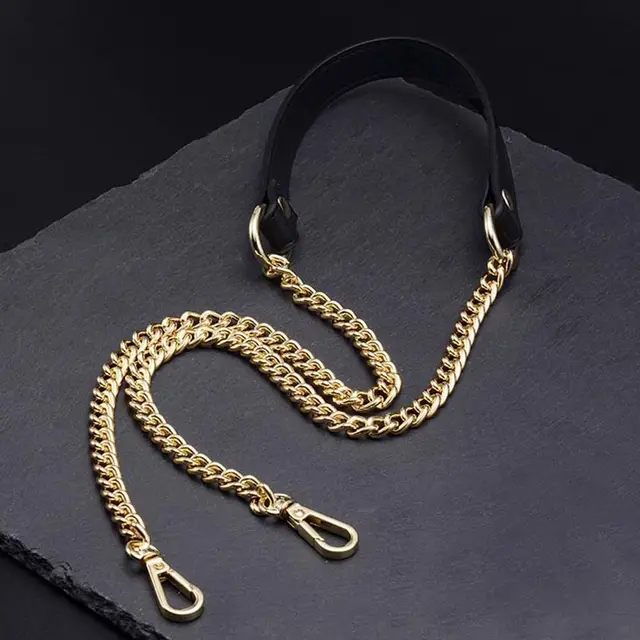 Catena Per Borse Diealles Shine - 120 Cm In Metallo Oro Regolabile | Per Borsa A Tracolla Fai-Da-Te - Foto 2