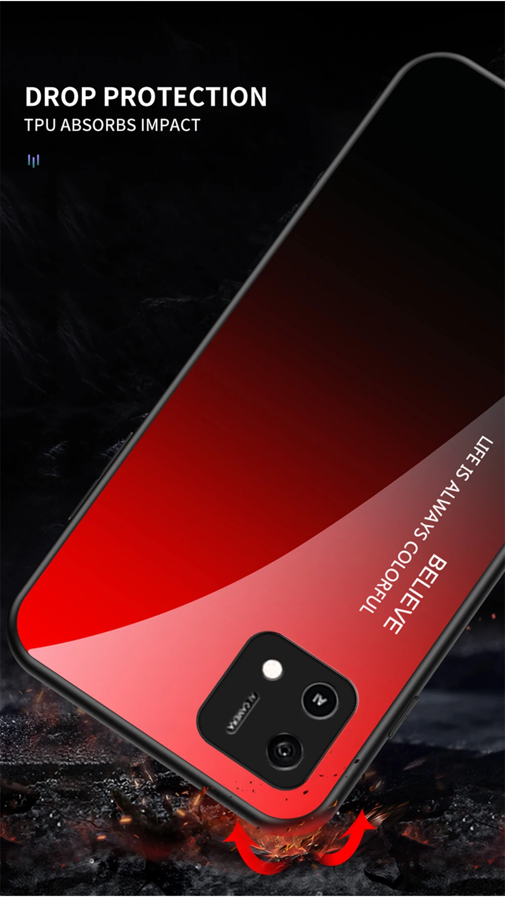 Luxury Mirror Tempered Glass Phone Case For Oppo Series_voghion.com