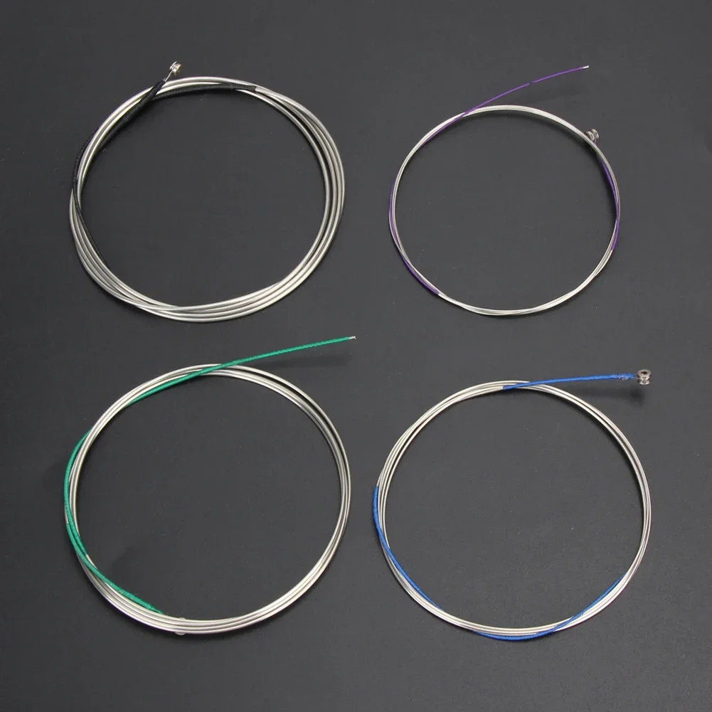 1-5 Set German Silver Cello String Set C-G-D-A Steel Core Wound Cello String for Full Size 4/4 3/4 Musical Instrument Parts