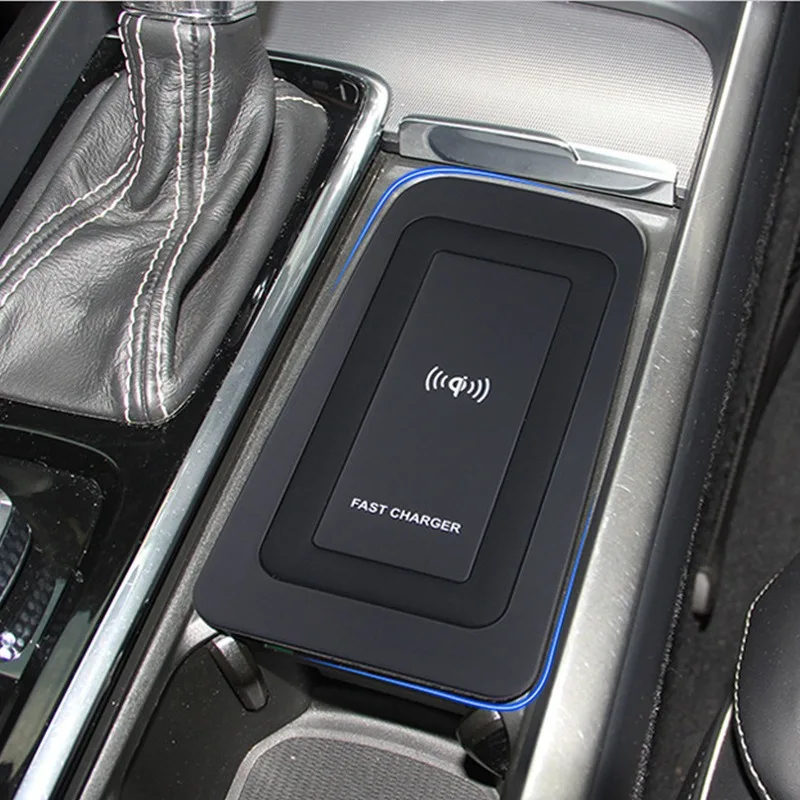 

Car Smart Wireless Charger Kits for Volvo S60 2023 S90 2022 XC60 2021 XC90 2020 V60 V90 Auto Phone Charging Holder Accessories