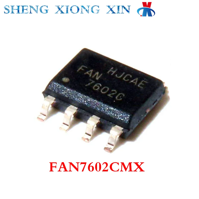 

10pcs/Lot 100% New FAN7602CMX SOP-8 AC-DC Controllers And Regulators FAN7602 7602 Integrated Circuit