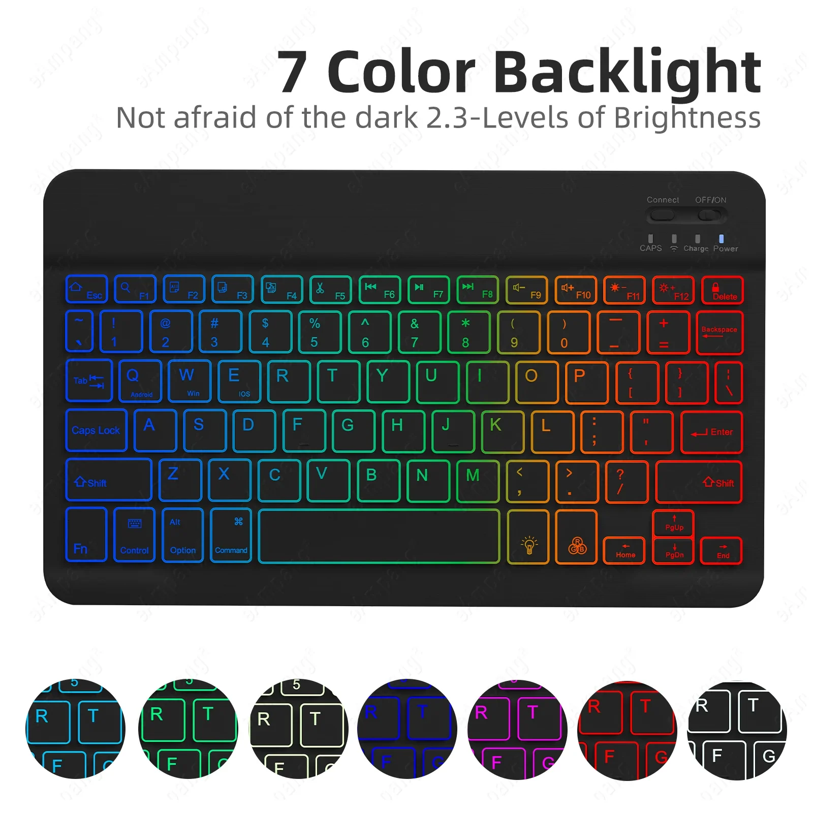 Premium Backlit Keyboard Case with Multi-Language Options