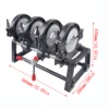 Welder Manual PE PP Pipe Four-Ring Double-Column Pipe Welding Butt Welding Machine 2