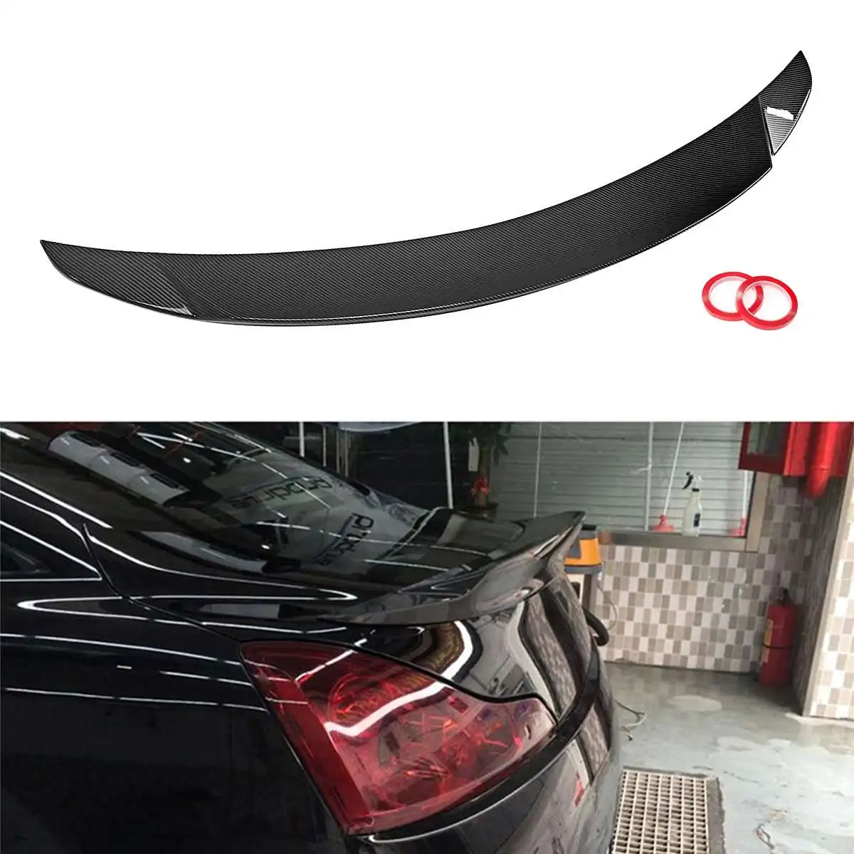 

New Car Rear Trunk Boot Lip Spoiler Wing Lid Extension For Infiniti G37 V36 Q60 2DR 2008-2013 Rear Lip Spoiler Wing Spoiler