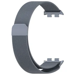 Stainless Steel Magnetic Milanese Loop Wristband Replacement - Honor band 9 (GRAY)