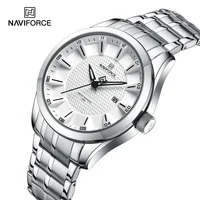 NAVIFORCE NF8032 Mens Business Casual Waterproof High Quality Stainless Steel Band Quartz Watches for Men Relogio Masculino 1