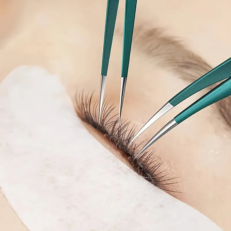 Description Picture 5 of itemStainless Steel Eyebrow Tweezers Set Makeup Tools for Eyelash Removal Long Lasting Anti Rust, Grafting Tweezers, Feather Clamp