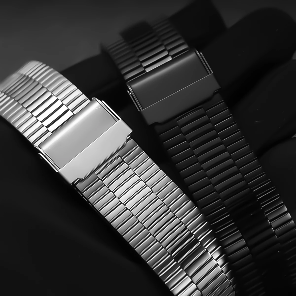 Premium Stainless Steel Quick Release Watch Strap - Universal Fit 20mm/22mm Metal Bracelet
