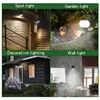 108 LED Outdoor Solar Lights Solar Spot Lights Landscape Spotlights 92 LED Adjustable garden decoraction warm white lamp IP65 6