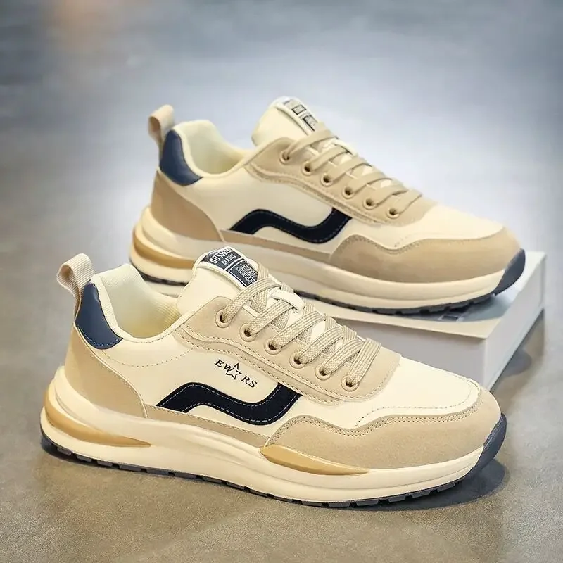 

Fashion Shoes for Men 2024 New Social Running Men Shoes Outdoor Fashion Casual Sports Shoes Man Lace Up Tennis Trainers Sneakers