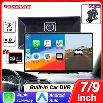 7/9″ Wireless Carplay Android Auto Automotive Multimedia Car Play Car radio With Built-in Dashcam Car intelligent systems