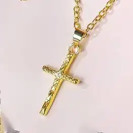 Letter Necklace Layered Initial Cross Necklace, Layering Square Letter Pendant Figaro Chain Cross Choker  for Women Girls
﻿ - Image 31
