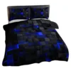 Peripheral Print Super Soft Brushed Microfiber Comfortable Set Equipped With Zipper Closure And Two Pillowcases 4