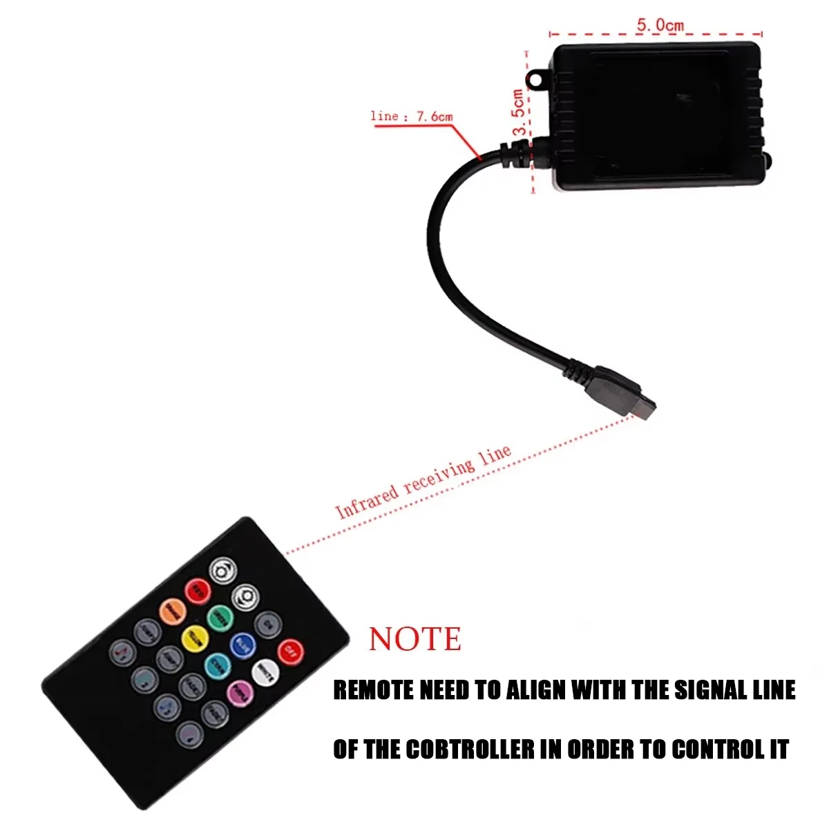 RGB Interior Car Lights 6