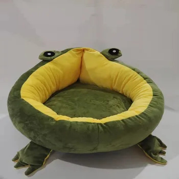 2024 Winter Pet Bed  Multi Style Warm Plush Dog Cat House with Soft Cushion for Small Medium Pets