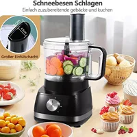 Мясорубка Topstrong, 800 Вт, 8 в 1, 3 скорости, кухонный комбайн EUFP421 — изображение 6