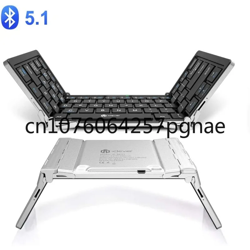 

Best Selling IClever BK08 Portable Tri-Fold BT Keyboard with Touchpad