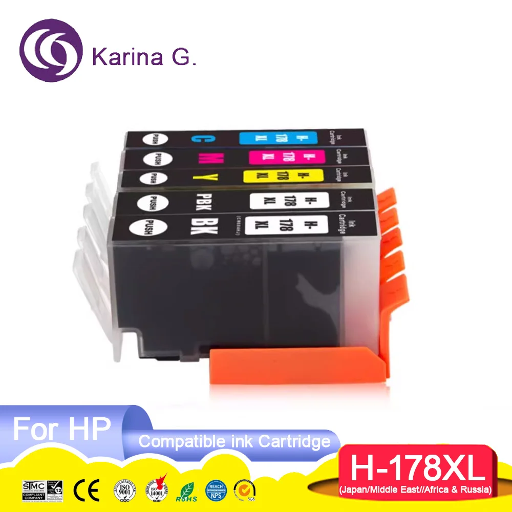 178 178XL Premium Compatible Color Inkjet Ink Cartridge for 178 Photosma C6380/