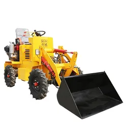 Small loader for transporting forage for pasture Farm animal husbandry cleaning up animal excreta .Customised