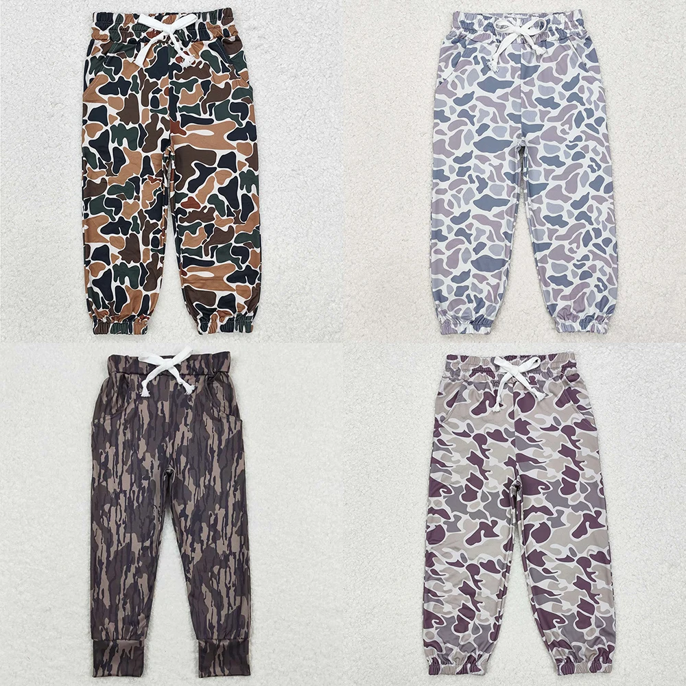 Hot Sale Kids Designer Clothes Boys Camo Southern Bottoms Pants Boutique Kids Clothes Girls Pants Boys Bottoms Boutique Clothing