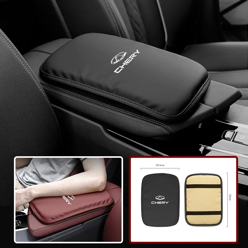 DSV Se Adapta A 2005-2012 Nissan Pathfinder Real Tan Tapa De Consola Tapa Apoyabrazos Cubierta (Solo Parte De Cuero