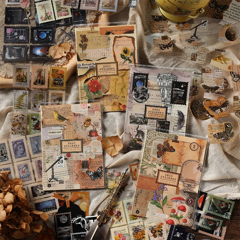 20 листов, винтажный декоративный книжка-наклейка для домашних животных