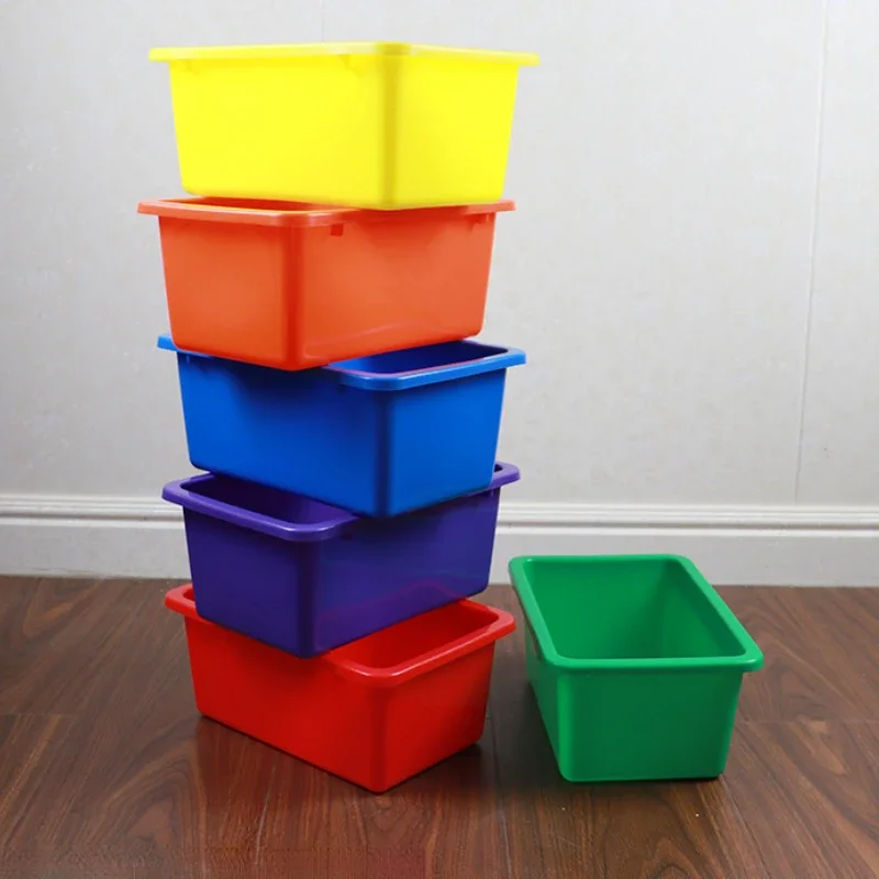 

Plastic Food and toys Storage Organizer Box Containers Without lid,Holds Small Toys,food,One Set Includes Small 1PC & Large 1PC