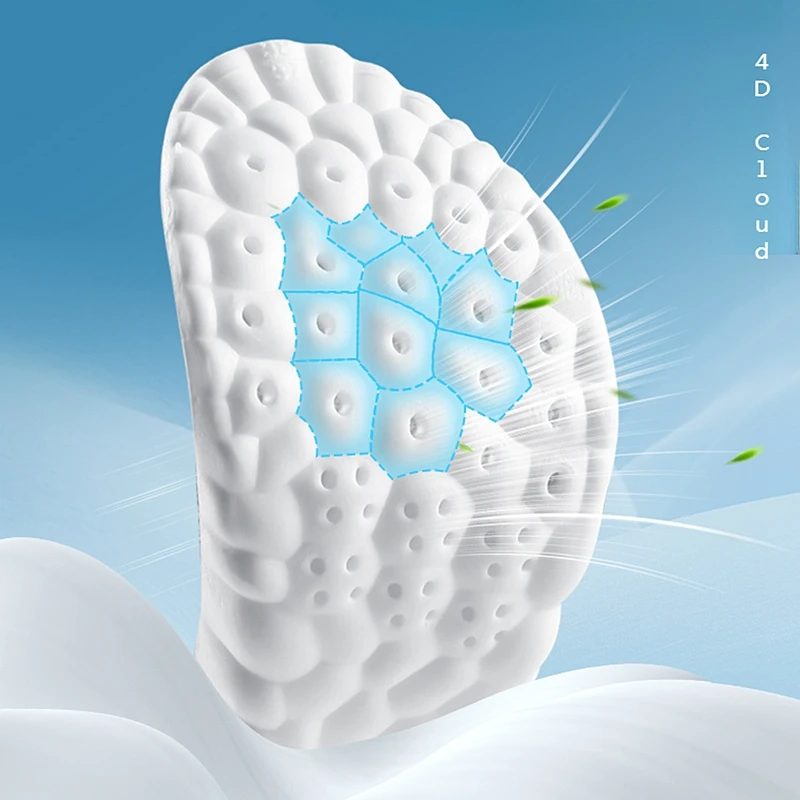 1Pair 4D Soft Plantar Fasciitis Insole Shoes Insoles for Feet Arch Support Orthopedic Inserts Sports Shock Absorption_voghion.com