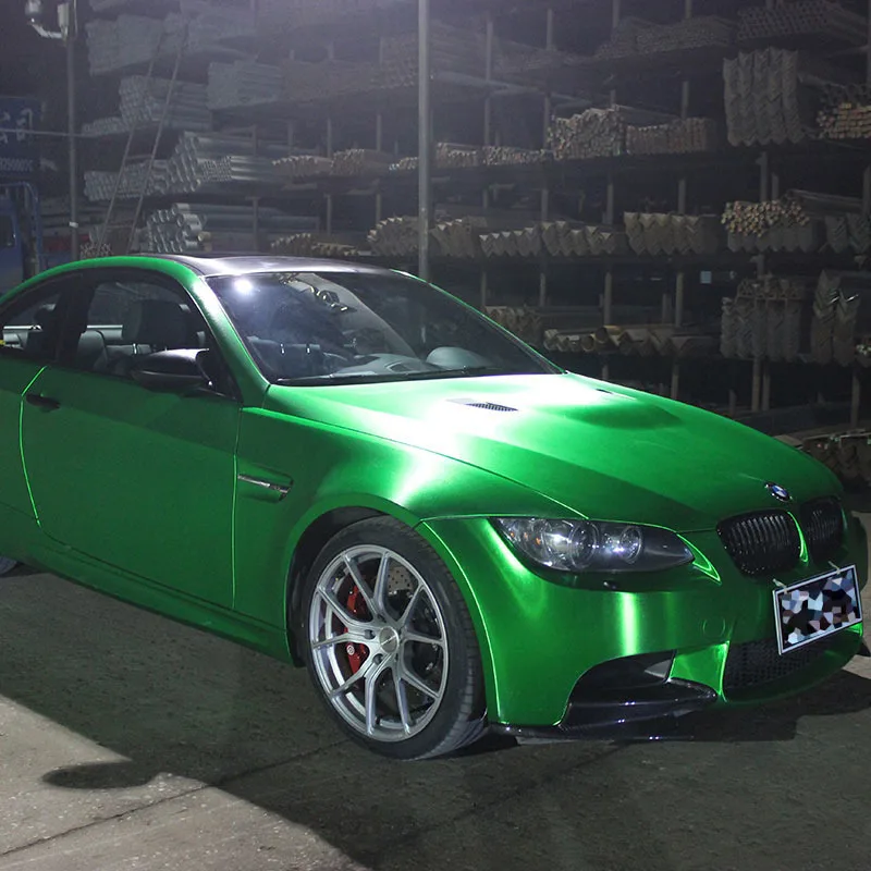 Mirror Chrome Green Vinyl Car Wrap for Vehicles – RAXTiFY