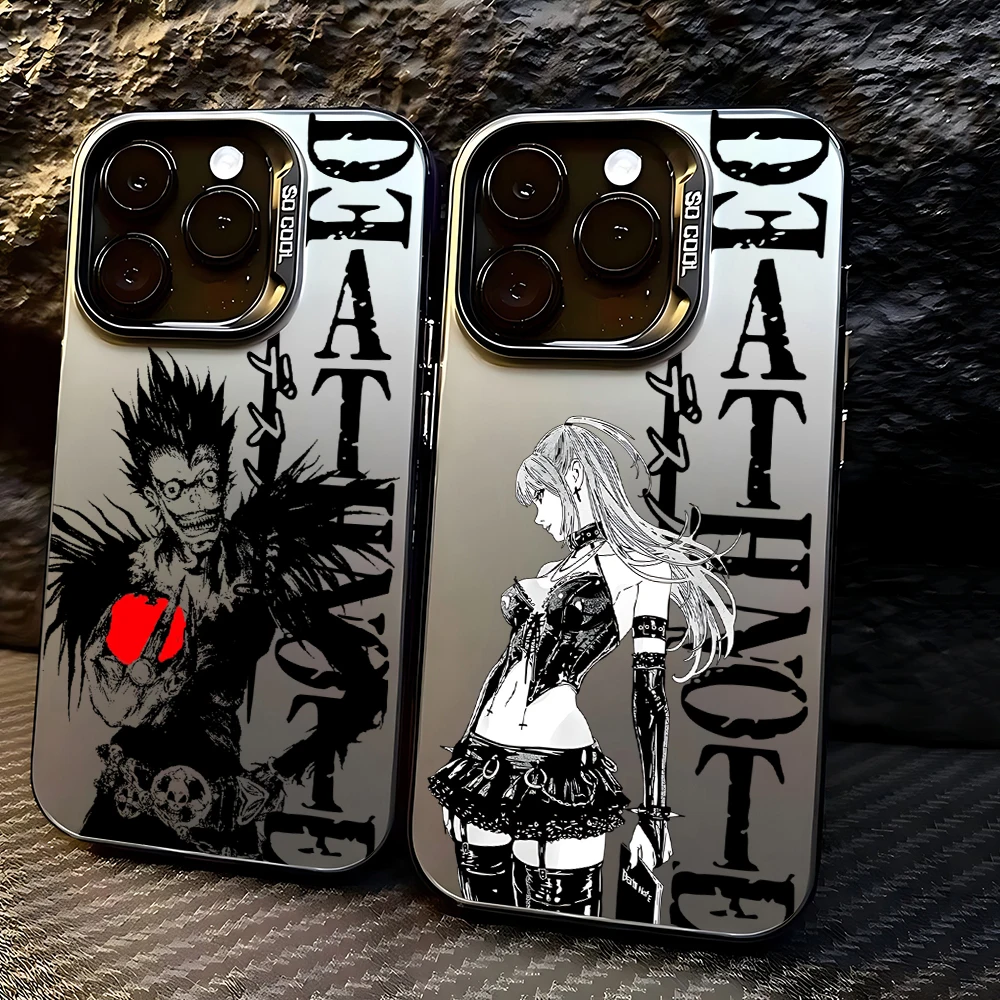 Anime Death Note Phone Case For iPhone 17 16e 16 15 14 13 12 11 mini Pro Max X XR XSMAX 8 7 Air Plus Anti Fall Matte Back Cover 1